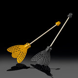 Leather Fly Swatter | Black