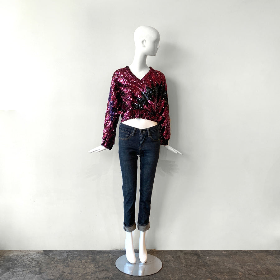 80s Lillie Rubin Sequin Sweater