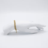 Woven Chain Bracelet | Beige Gold