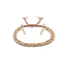 Woven Chain Bracelet | Beige Gold