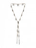 Multi Tassel Wrap Necklace | Ruthenium Black