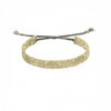 Flat Woven Chain Bracelet | Gold