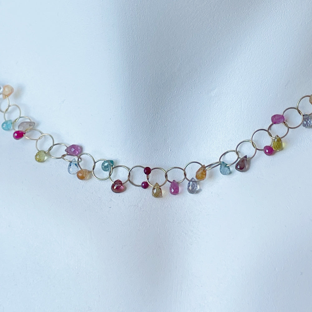 Circus Confetti Necklace | Multi Gems