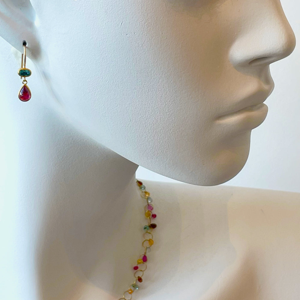 Circus Confetti Necklace | Multi Gems
