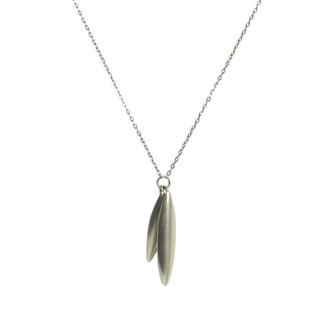 Two Petal Pendant Necklace
