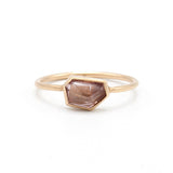 Marion Cage | Geo Spinel Rose Gold Stacking Ring | One of a kind