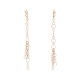 Melissa McClure Hoop Chain Shoulder Duster Earrings