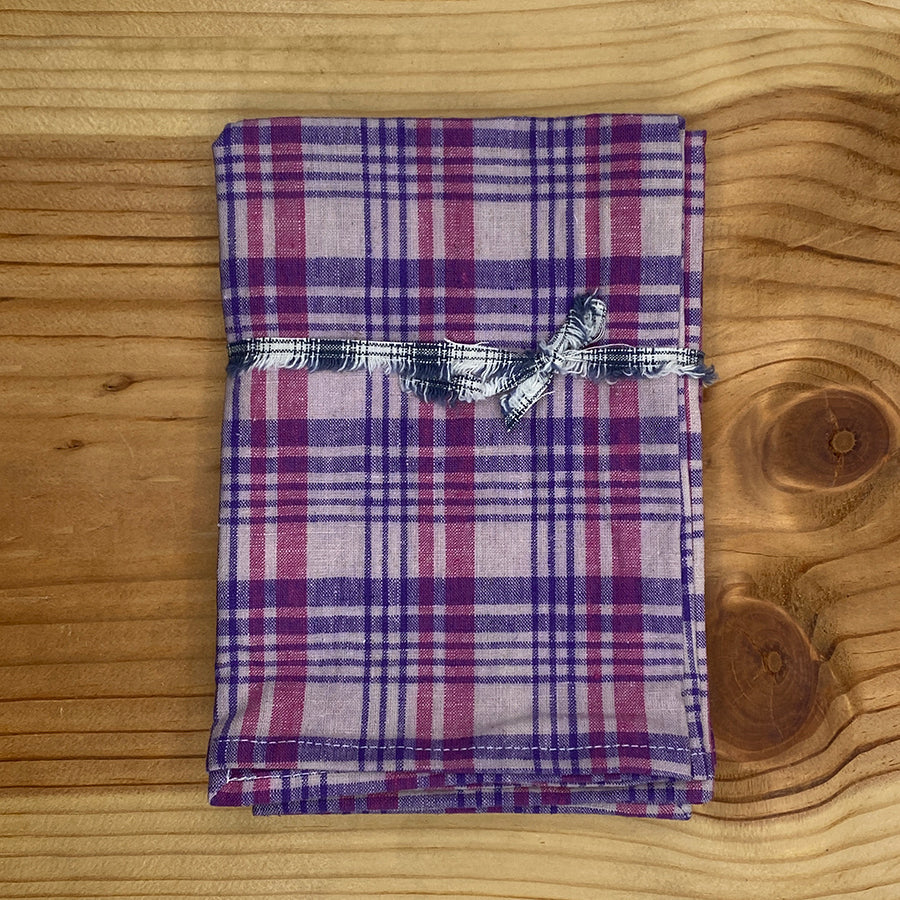 Ige Cloth Napkins | Pink Plaid