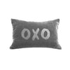 OXO Pillow - platinum / gunmetal foil