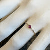 Petite Baleine | Chain-Link Ring | Ruby