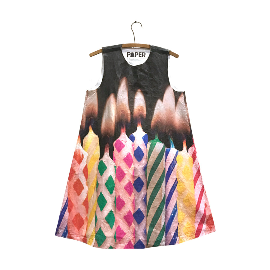 Birthday Girl: Paper Birthday Candle Dress