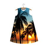 Summer Sunsets: Palm Tree Dress