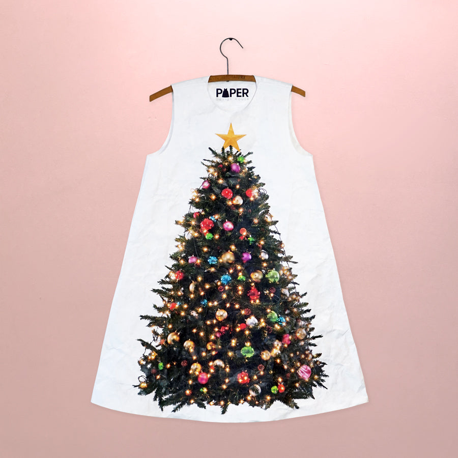 Holiday Hostess: Paper Christmas Tree Dress