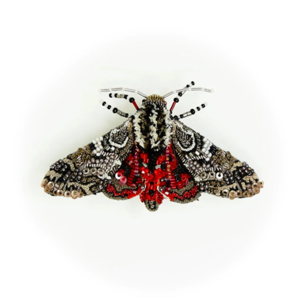 Painted Tiger Moth Brooch | Trovelore