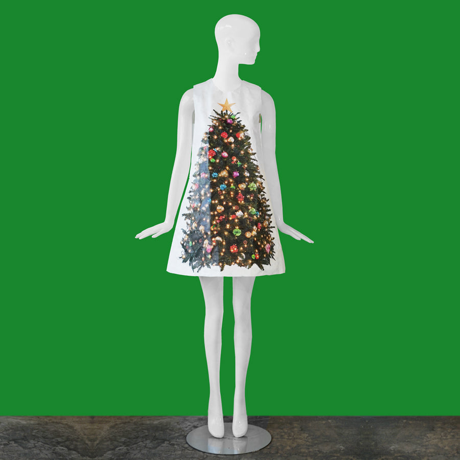 Holiday Hostess: Paper Christmas Tree Dress