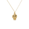 Petite Baleine | Skull &  Black Diamond Necklace