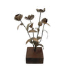 Vintage Petite Copper Posie Flower Sculpture