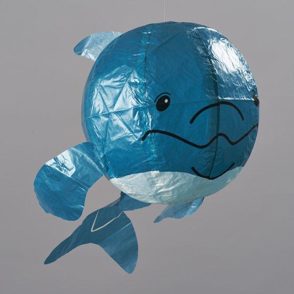 Japanese Paper Balloon Greeting Card | Whale