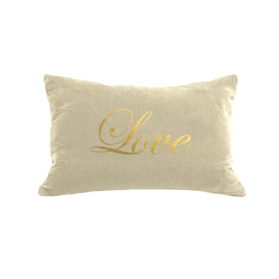 Script Love Pillow