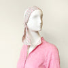 70s Pink Chambray & Floral Shirt Dress