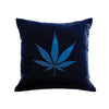 Pot Pillow - navy / blue foil
