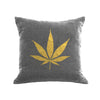 Pot Pillow - platinum / gold foil