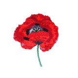 Red Poppy Brooch | Trovelore