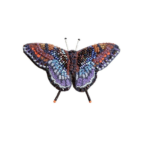 Green Crowned Woodnymph Brooch | Trovelore