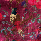 Bohemian Print Cotton Velvet Robe