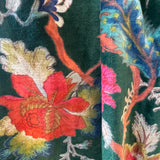 Bohemian Print Cotton Velvet Robe