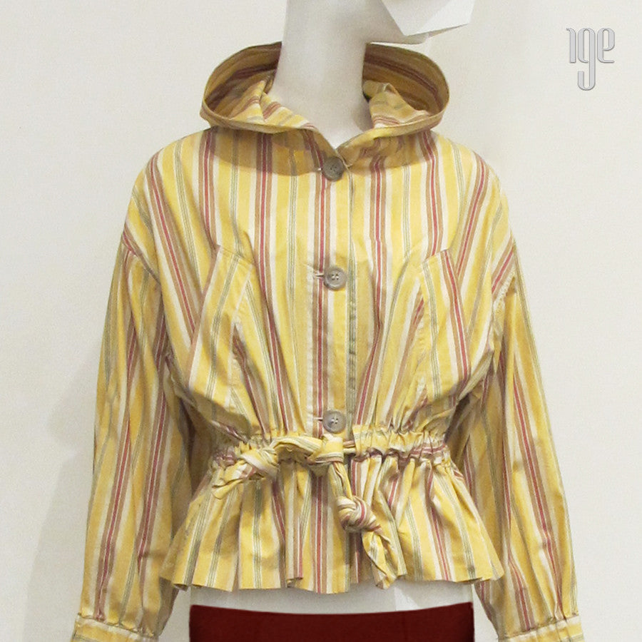 1990's Romeo Gigli G Striped Hoodie