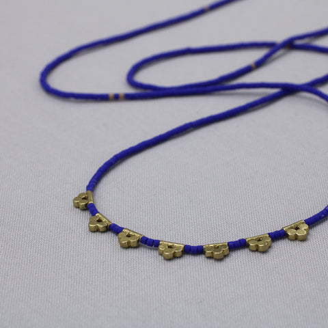 3 Dot Collar Necklace | Gold