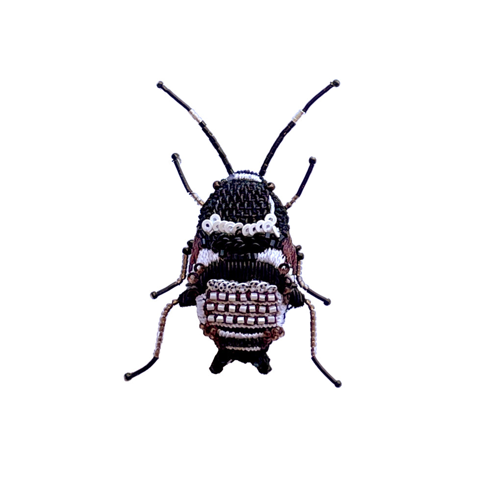 Artisan Made Shield Beetle Brooch | Trovelore