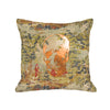 Skull Pillow - tapestry / copper foil