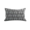 Skull Print Pillow - platinum / gunmetal foil / 12