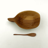 Handmade Olivewood Spice Cup w/Spoon