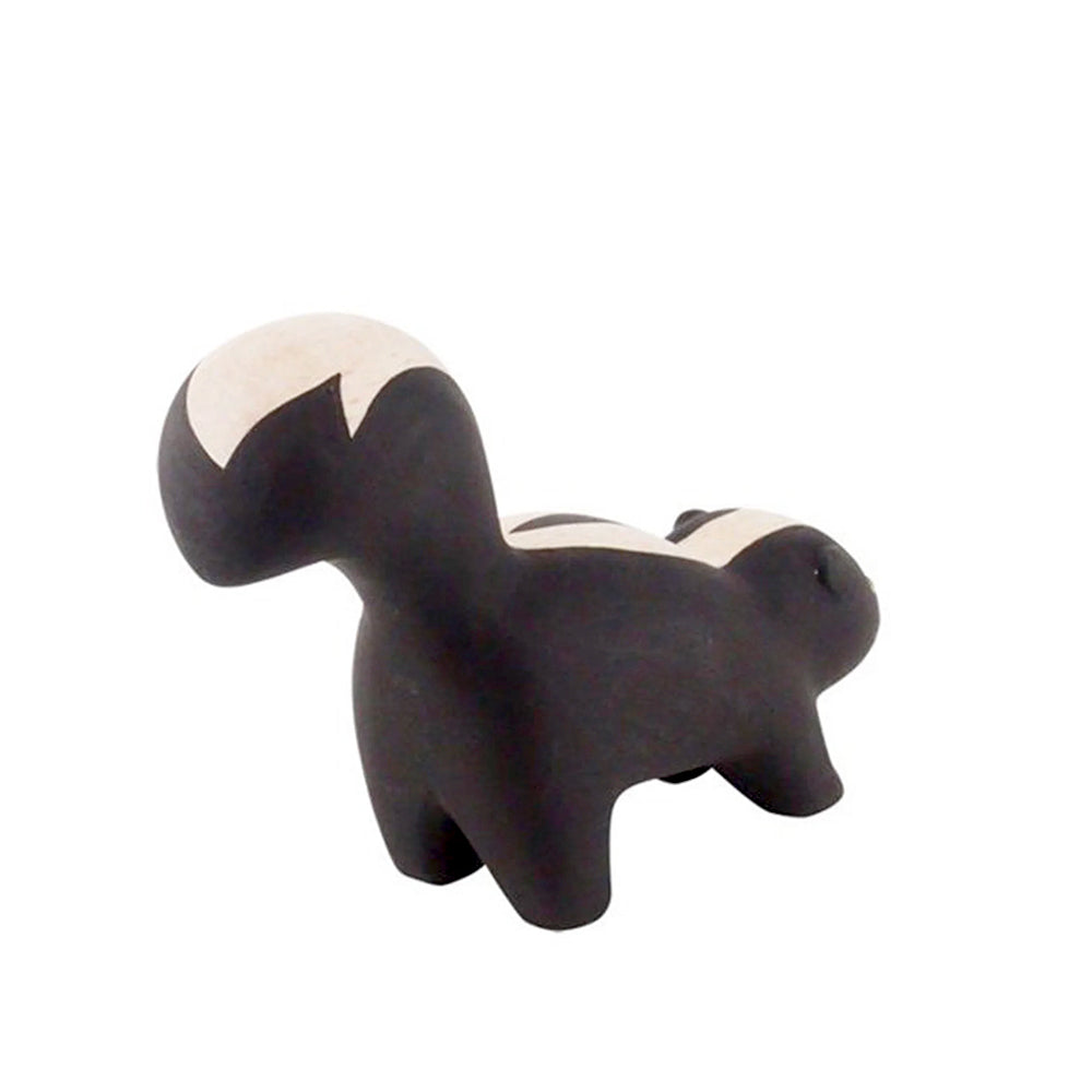 Handmade Japanese Wooden Figurine | Skunk