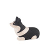 Handmade Japanese Wooden Figurine | Corgi