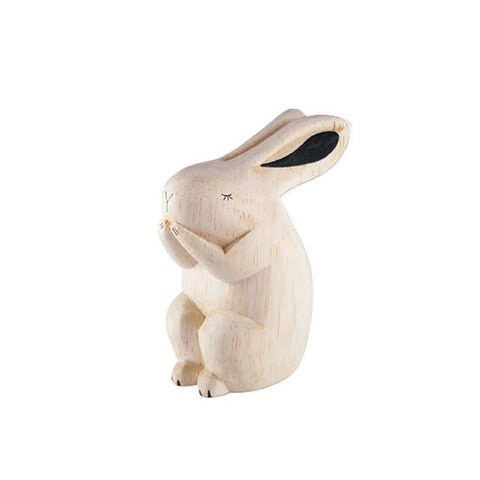 Handmade Japanese Wooden Figurine | Corgi