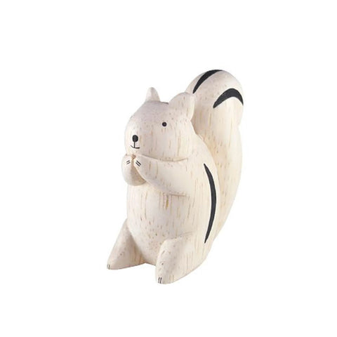 Handmade Japanese Wooden Figurine | Skunk