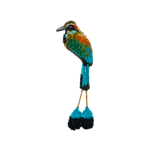 Torogoz Bird Brooch | Trovelore