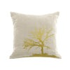 Tree Pillow - cream / gold foil