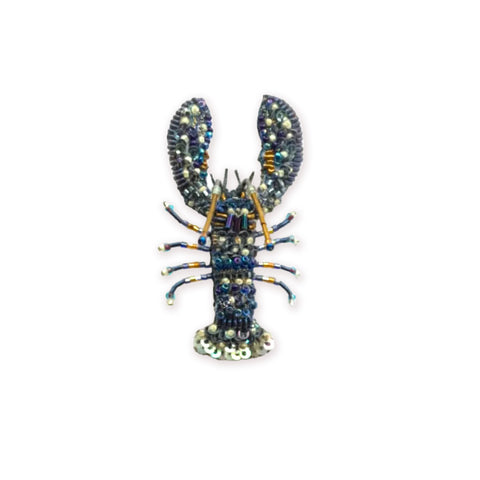 Blue Lobster Brooch | Trovelore