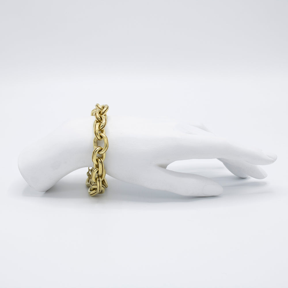 Steven Vaubel |Cut Lines Chain Link Bracelet