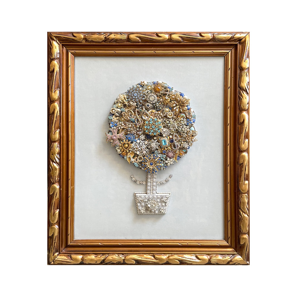 60-70s Jeweled Lollipop Tree | Wall Art