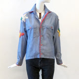 Mix & Match Outfit: Appliqué Shirt, Wrap Skirt, Bandana - shirt