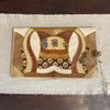 RARE | 1980's Patchwork Leather and Floral Fabric Clutch