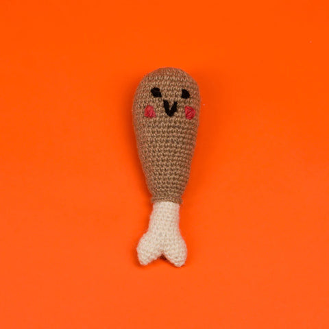 Knit Wool Drumstick | Pet Toy