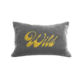 Wild Pillow - platinum / gold foil