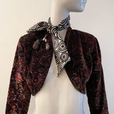 80s Velvet Bolero Jacket